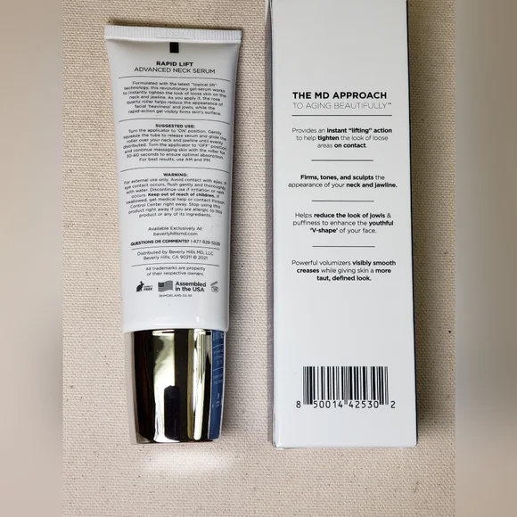 NIB Beverly Hills MD Rapid lift Advanced Neck Serum
